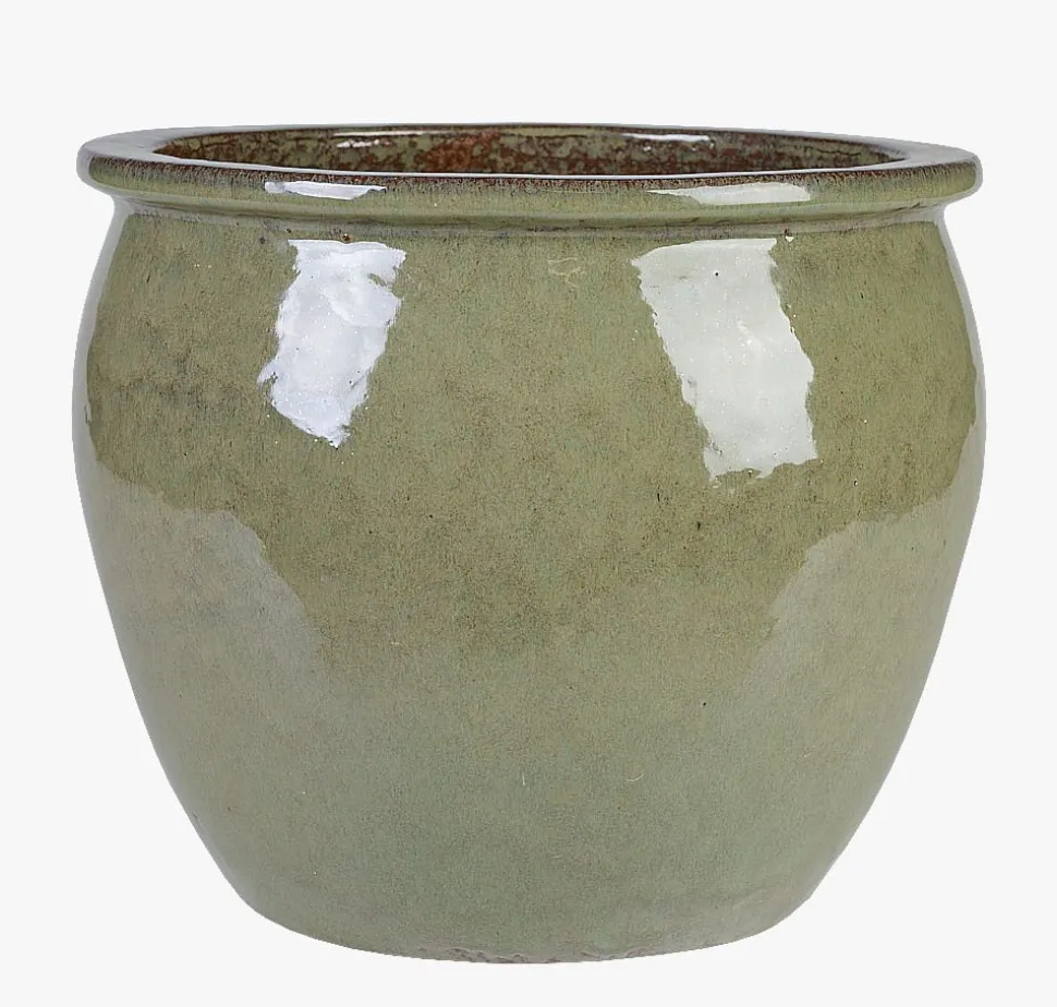 Krukke lys grønn - 29,5x29,5x23 cm