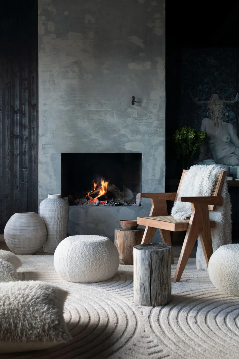 Krukke offwhite - 31x31x60 cm