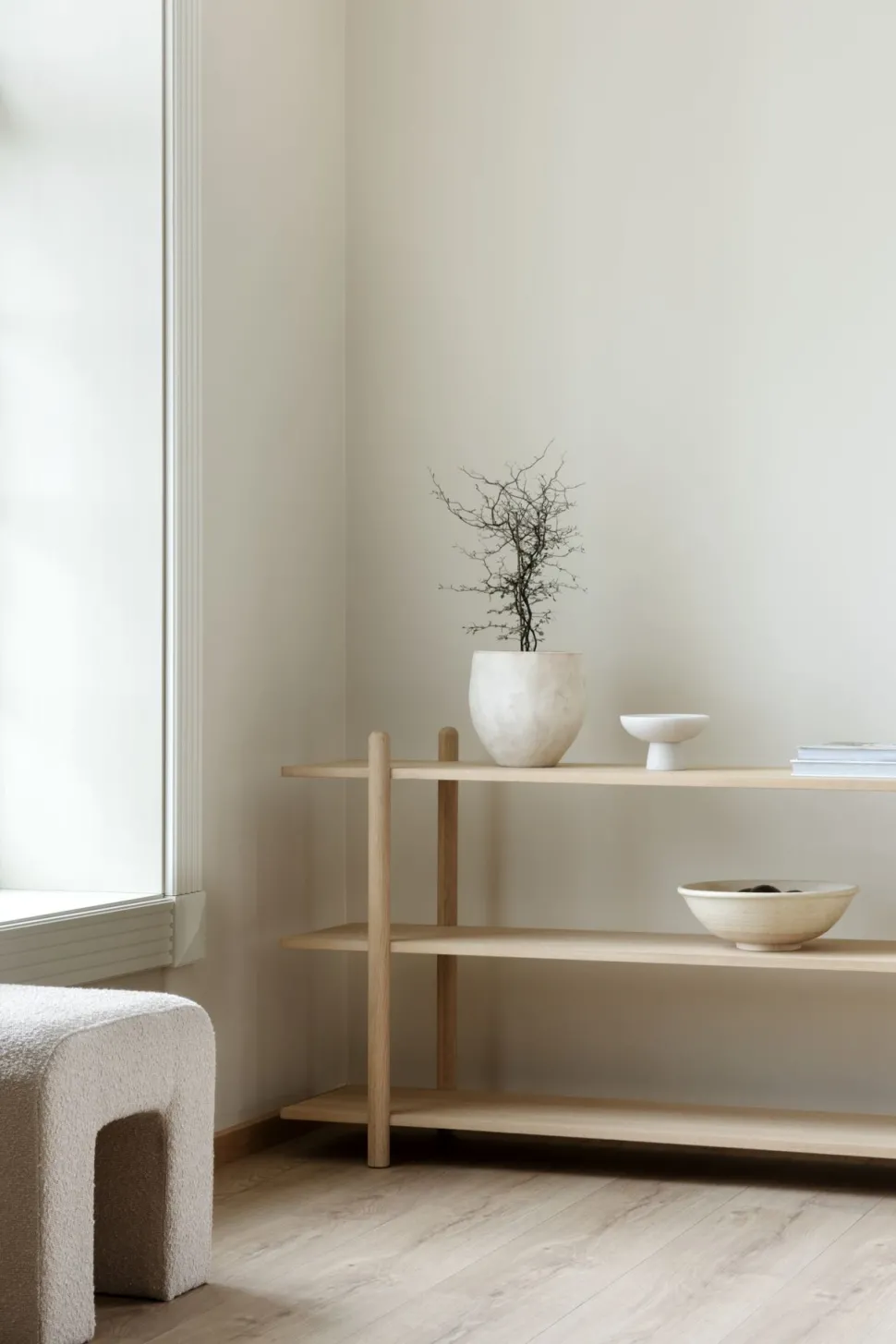 Krukke offwhite - 22x22x22 cm
