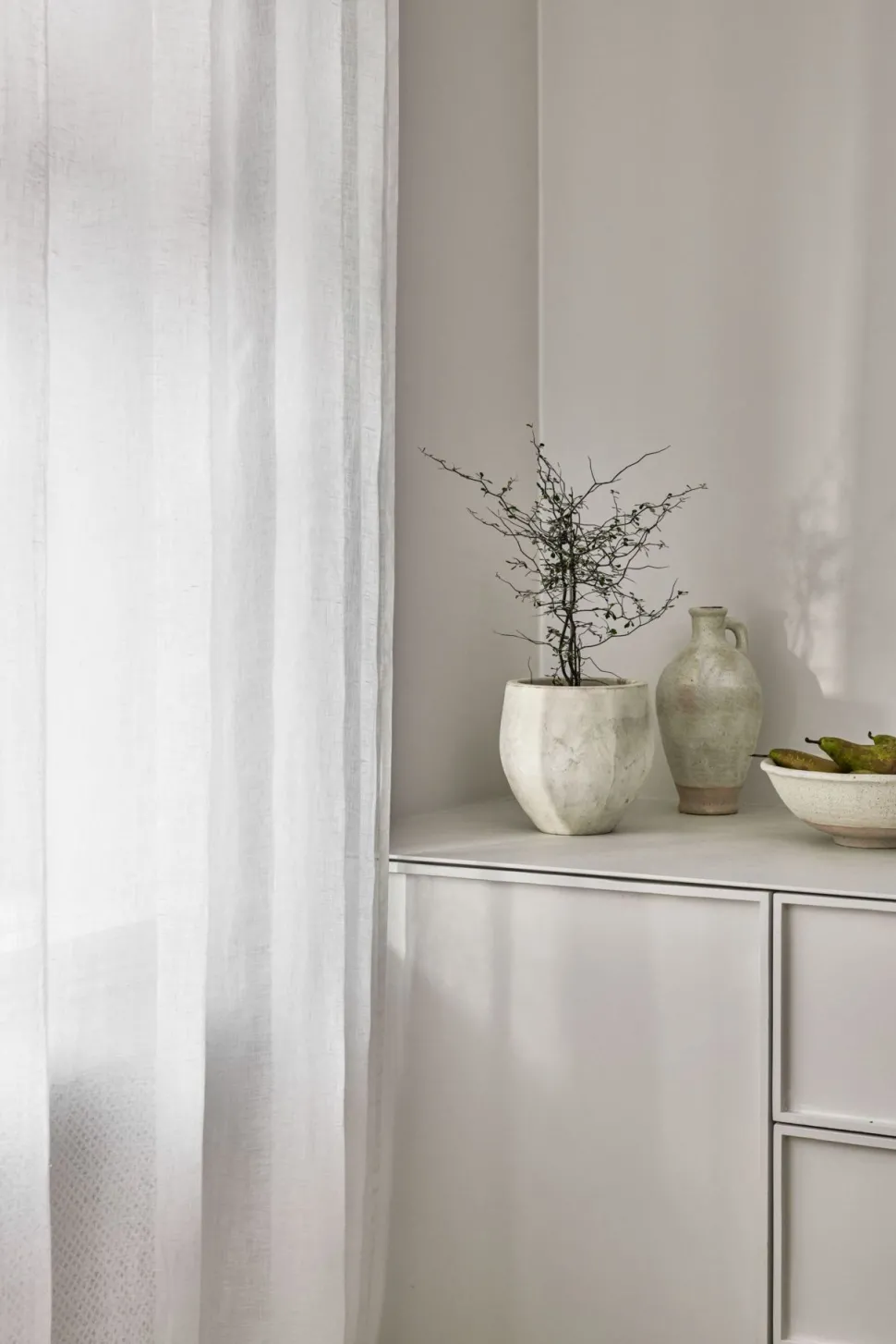 Krukke offwhite - 22x22x22 cm