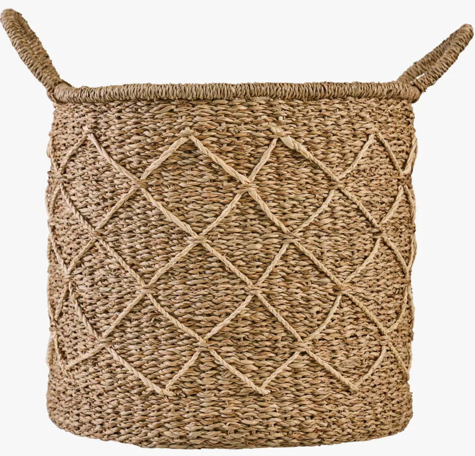 Kurv natur - 38x38x34 cm