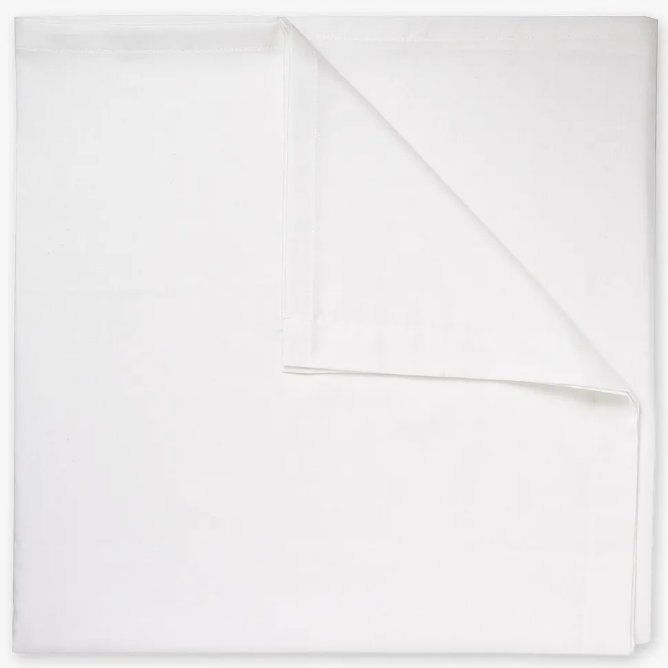 Laken flatt hvit - 150x260 cm
