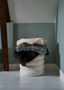 Lammeskinn mørk brun - 80
