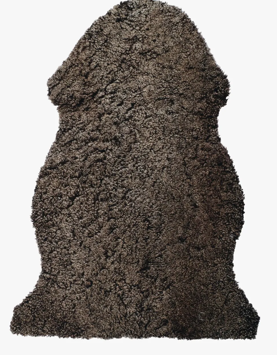 Lammeskinn mørk brun - 85 cm