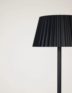 Led gulvlampe svart - 122 cm ø13,5