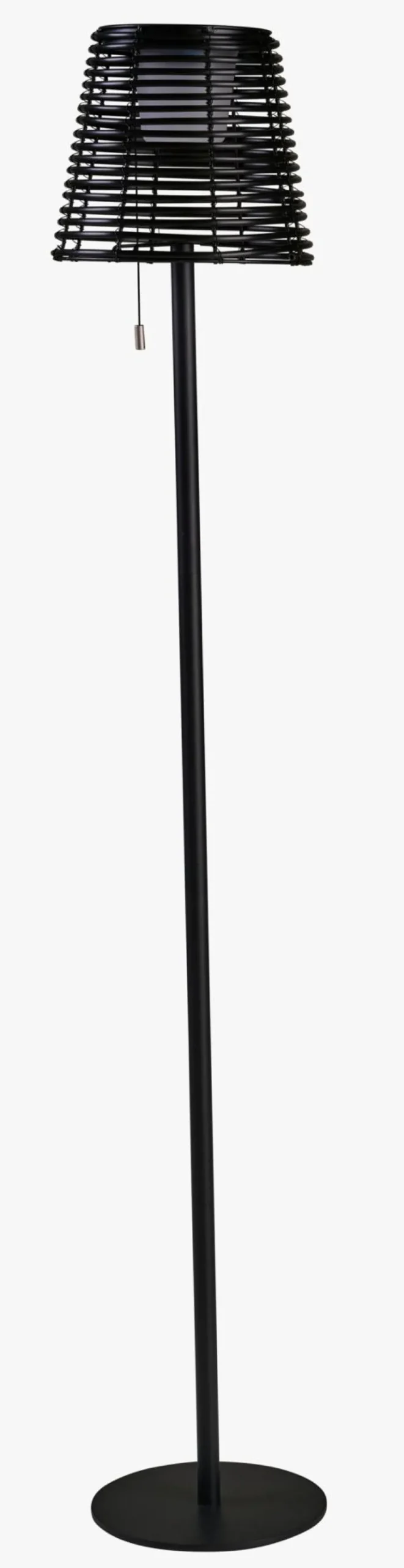 Led gulvlampe svart - 20x20x122 cm