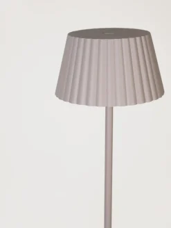 Led gulvlampe taupe - 122 cm ø13,5