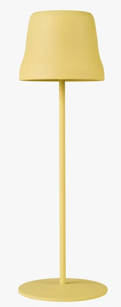 Led lampe lys gul - 12x12x38 cm