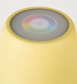 Led lampe lys gul - 12x12x38 cm