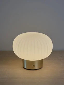 Led lampe messing - 13,4 cm ø15,6