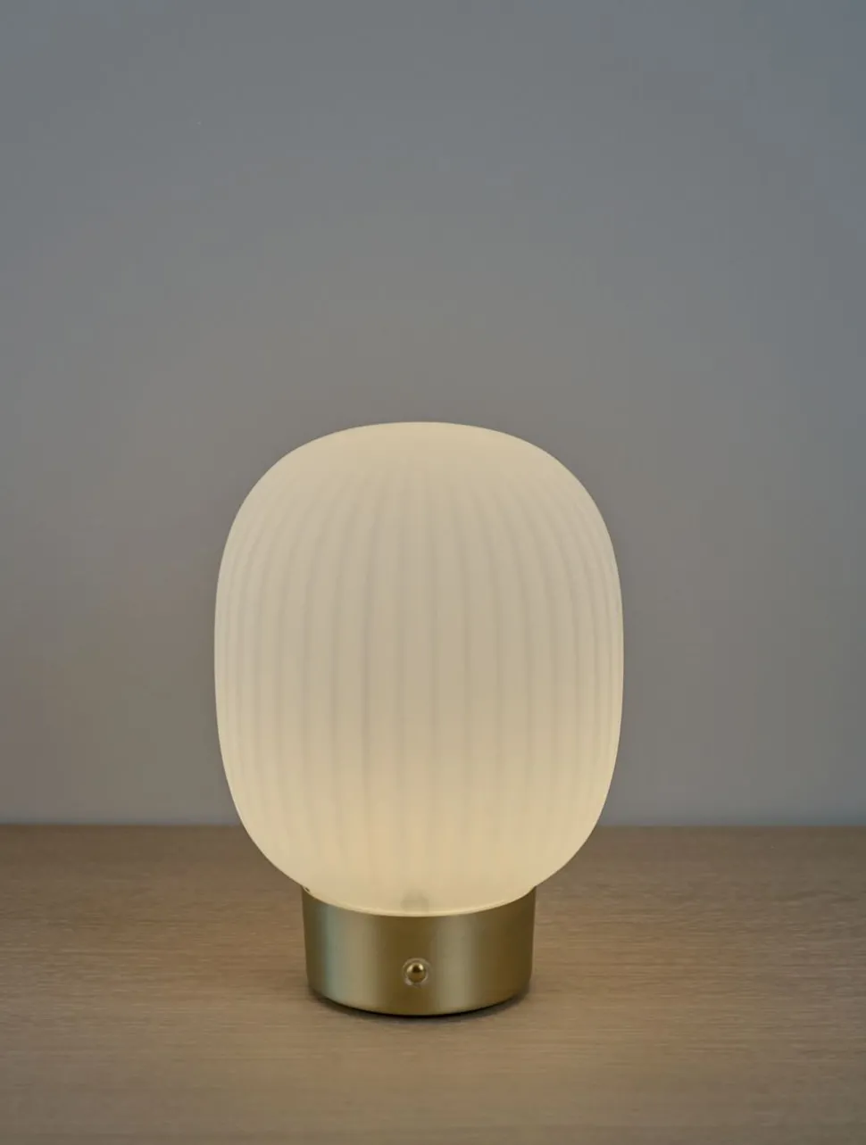 Led lampe messing - 20 cm ø14,2