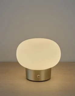 Led lampe messing - 12,2 cm ø14