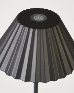Led lampe mørk grå - 12,8x12,8x30 cm