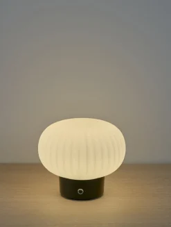 Led lampe svart - 13,4 cm ø15,6
