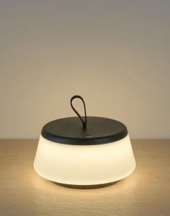 Led lampe svart - 22,9 cm ø14,2
