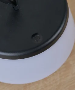 Led lampe svart - 22,9 cm ø14,2