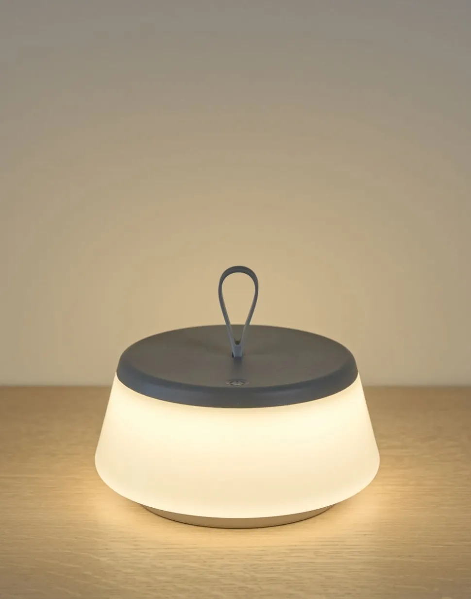 Led lampe taupe - 22,9 cm ø14,2