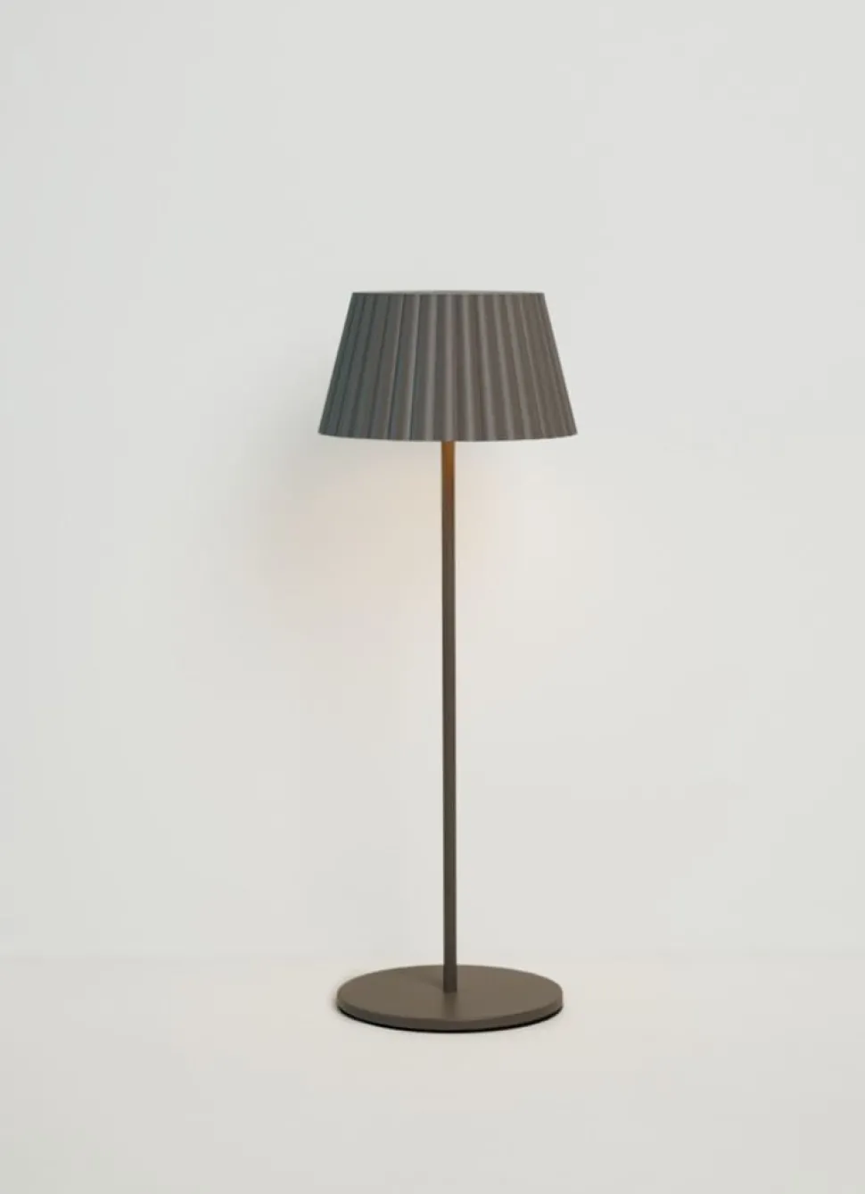 Led lampe taupe - 37,5 cm ø13,5