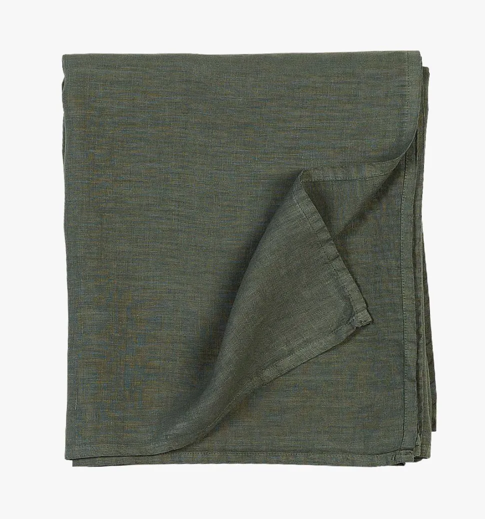 Linduk skogsgrønn - 140x250 cm