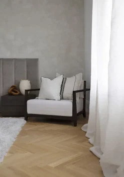 Lingardin hvit - 140x250 cm