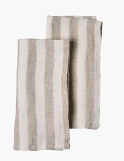 Linserviett beige - 45x45 cm