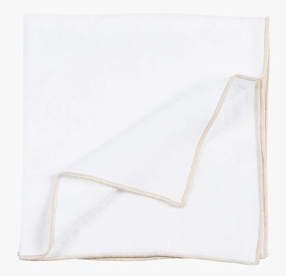 Linserviett beige - 47x47 cm
