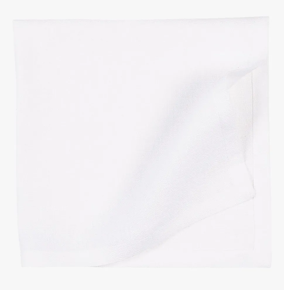 Linserviett hvit - 47x47 cm