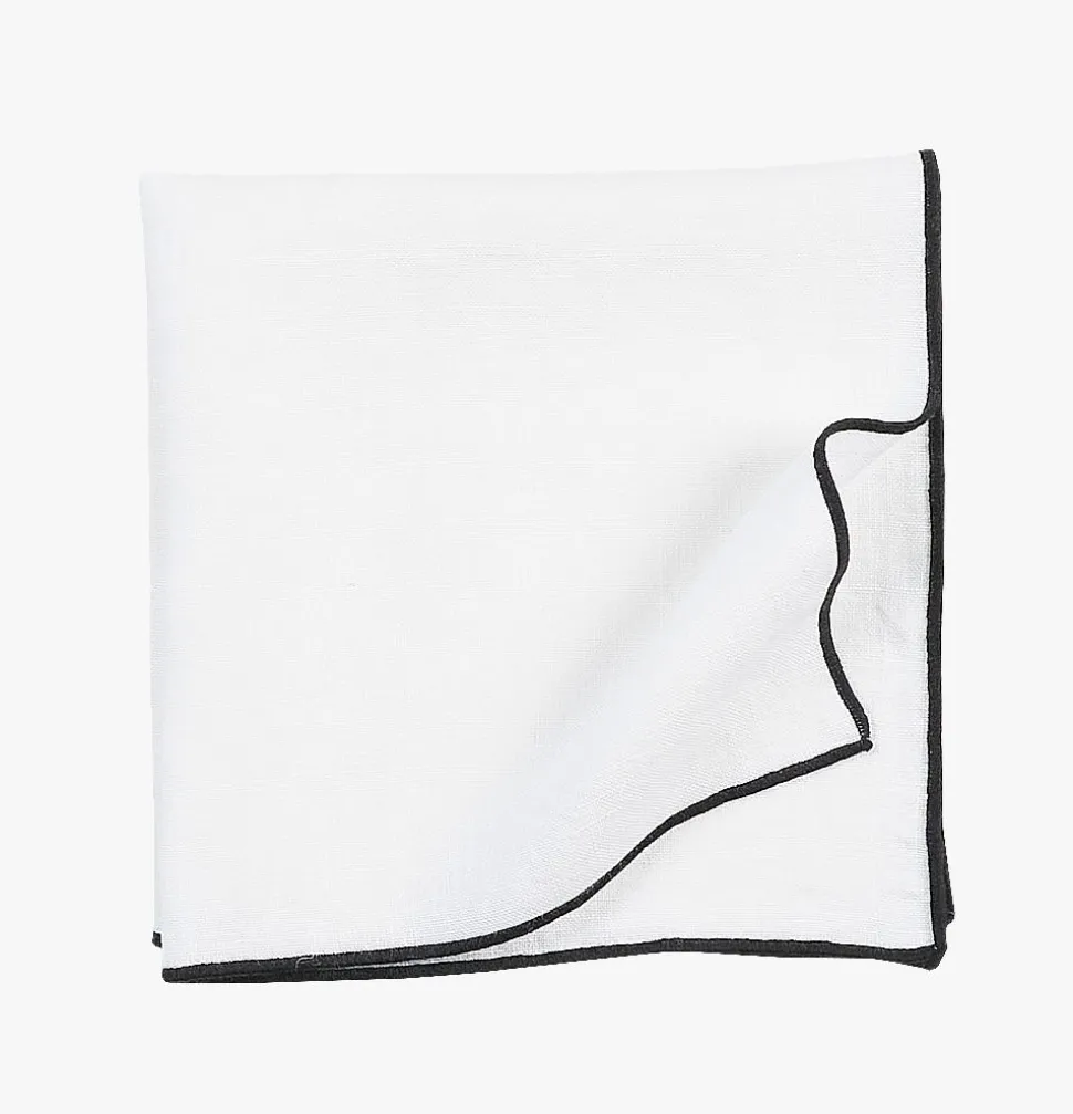 Linserviett hvit - 47x47 cm