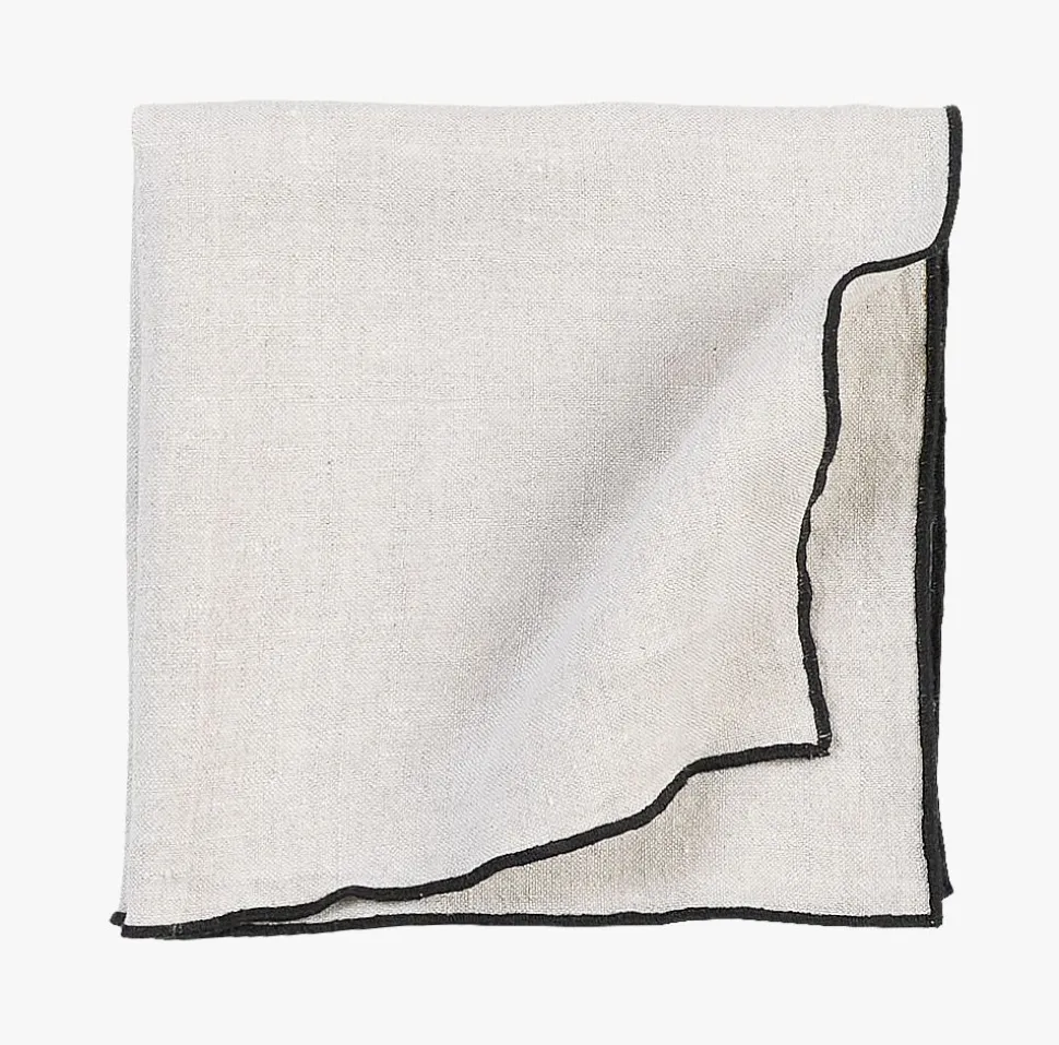 Linserviett natur - 47x47 cm