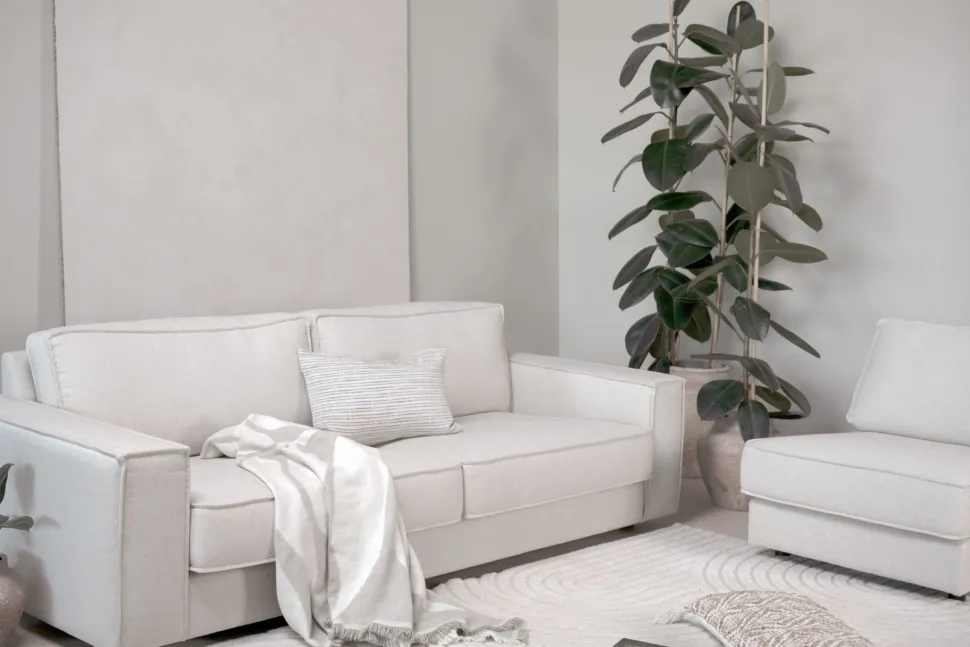 Loungestol natur - 74x95x79 cm