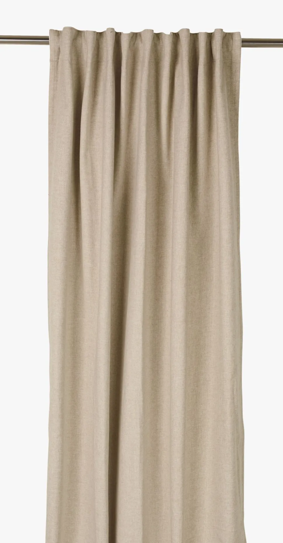 Lysdempende gardin beige - 140x220 cm