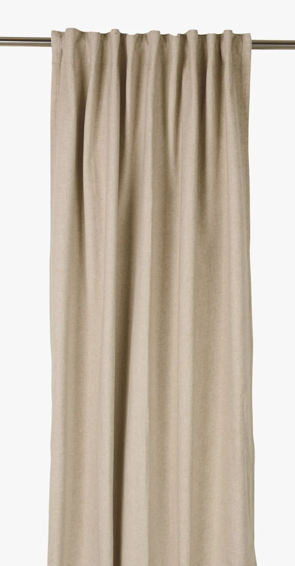 Lysdempende gardin beige - 140x220 cm