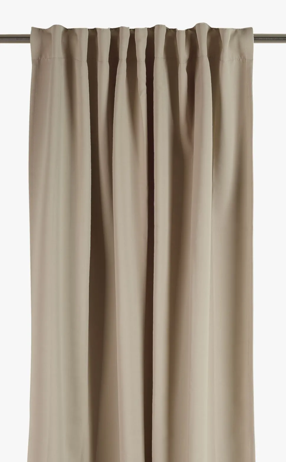Lysdempende gardin beige - 140x160 cm
