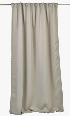 Lysdempende gardin sand - 140x160 cm