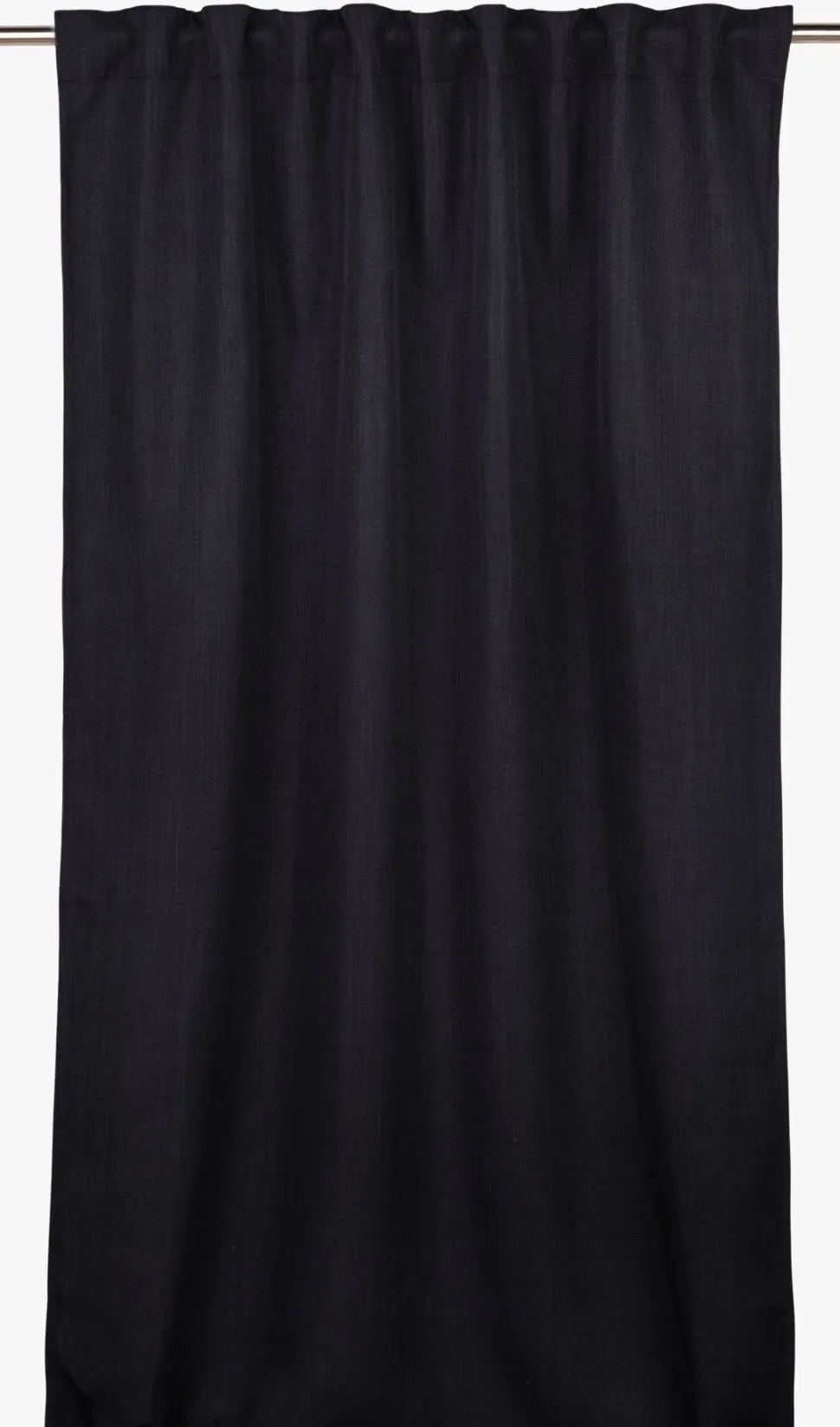 Lysdempende gardin svart - 140x160 cm