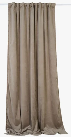 Lysdempende gardin taupe - 140x160 cm