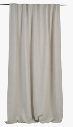 Lysdempende lingardin natur - 135x250 cm