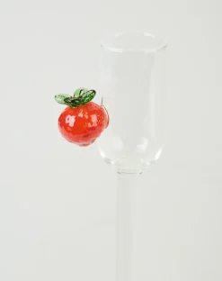 Lysestake transparent - 7,2x7,2x15 cm