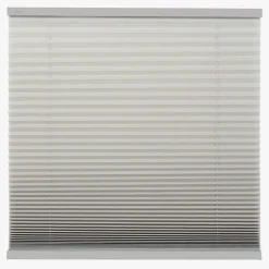 Lysfiltrerende plisségardin grå - 40x160 cm