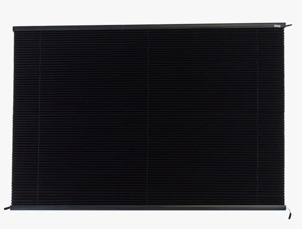 Lysfiltrerende plisségardin svart - 60x160 cm