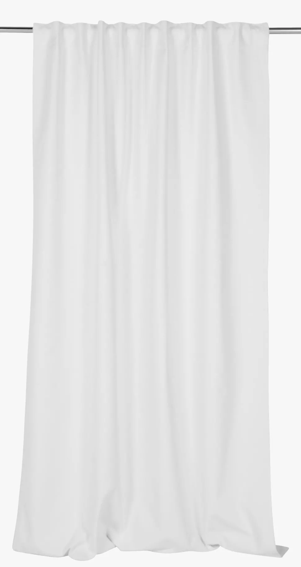 Lystett gardin hvit - 140x160 cm