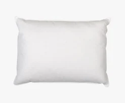 Medium dun- og fjærpute hvit - 50x70 cm