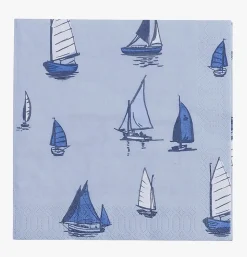 Middagsservietter lys blå - 40x40 cm
