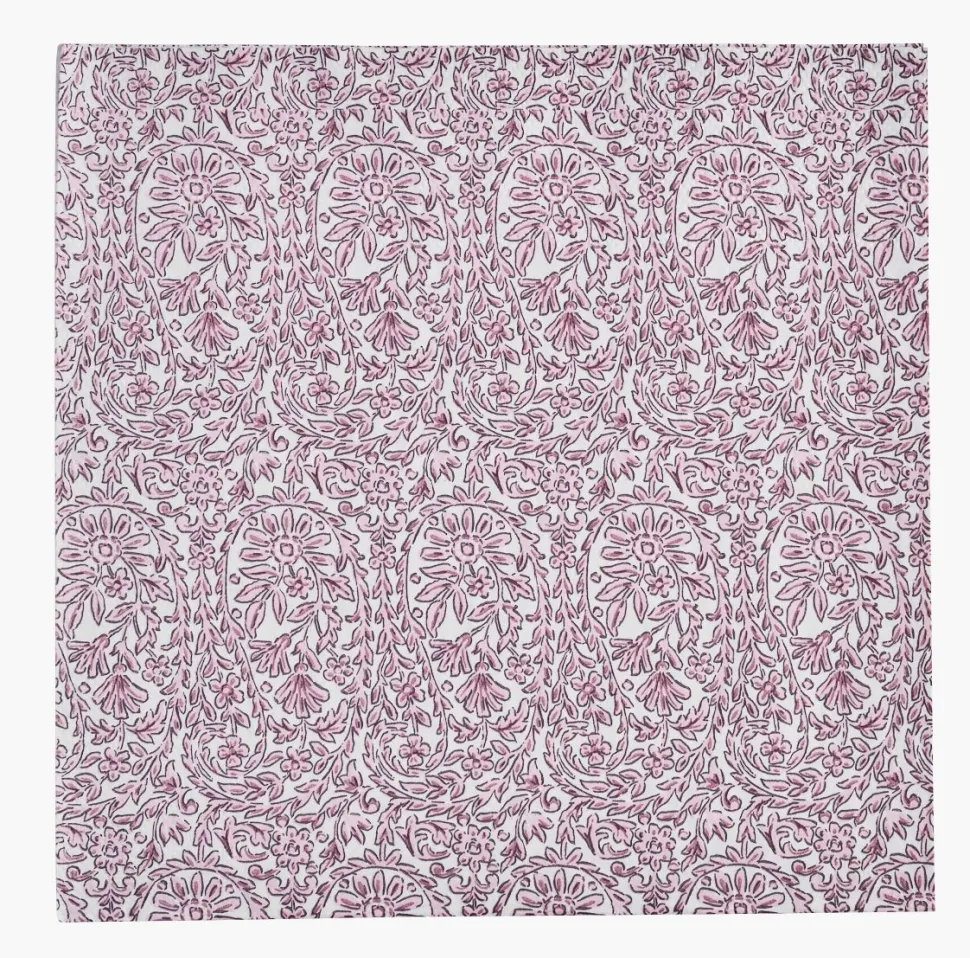 Middagsservietter multi rosa - 40x40 cm