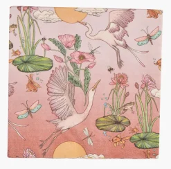 Middagsservietter multi rosa - 40x40 cm