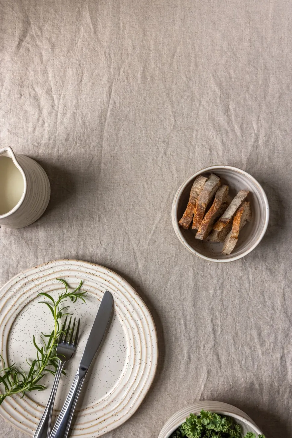 Middagstallerken lys beige - ø26