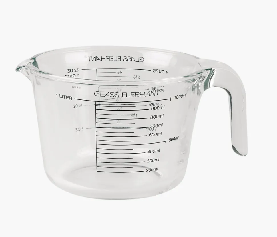 Målebeger transparent - 18,5x12,9x9 cm 500 ml