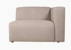 Modulsofa 1,5 seter m/armlene høyre beige - 110x93x73 cm