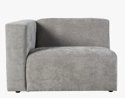 Modulsofa 1,5 seter m/armlene venstre grå - 110x93x73 cm