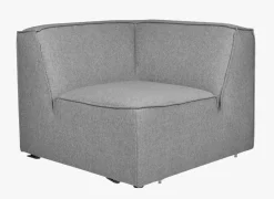 Modulsofa hjørne grå - 93x93x73 cm